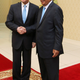 Hun Sen with Chinese foreign minister Wang Yi in April 2016.